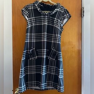 Madison Leigh Black and White Checkered Dress